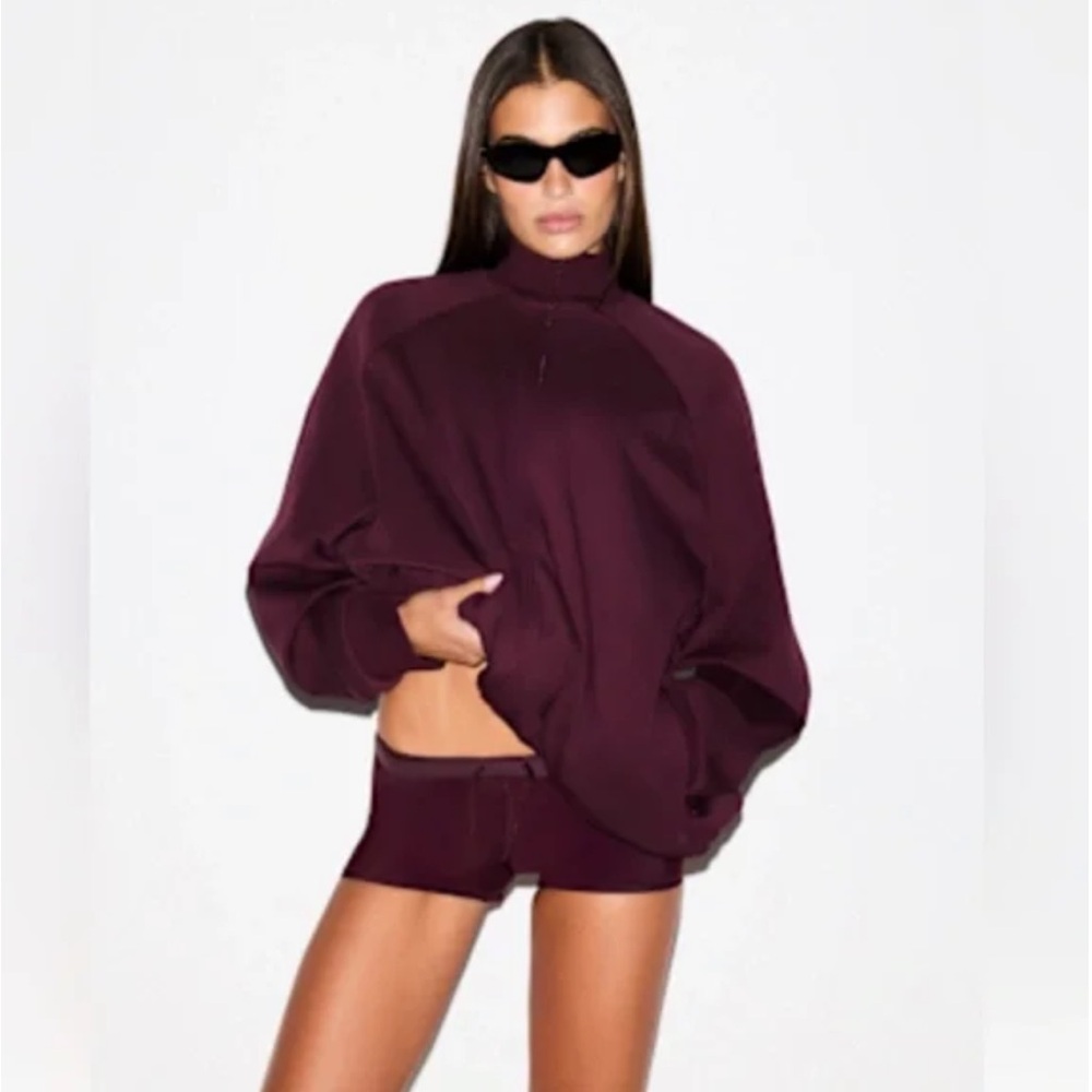 SKIMS X NIKE Oversized Matte Tricot Track Jacket
